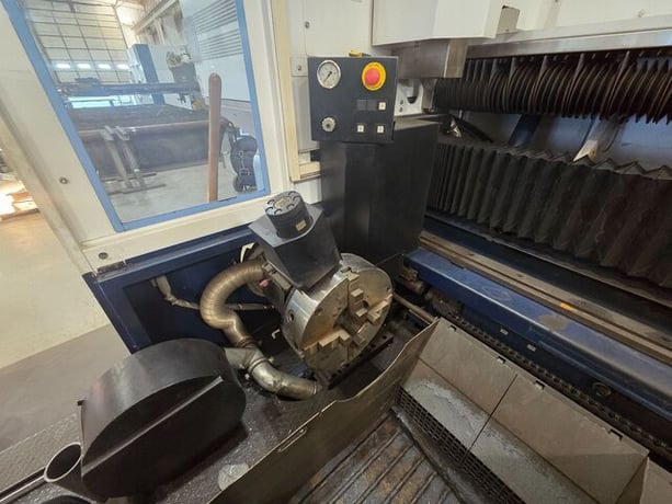 Trumpf #TruLaser-3040, CO2 laser, 4000 watt, rotary axis for tube cutting to 16", spare parts, new RF tube in - Image 3