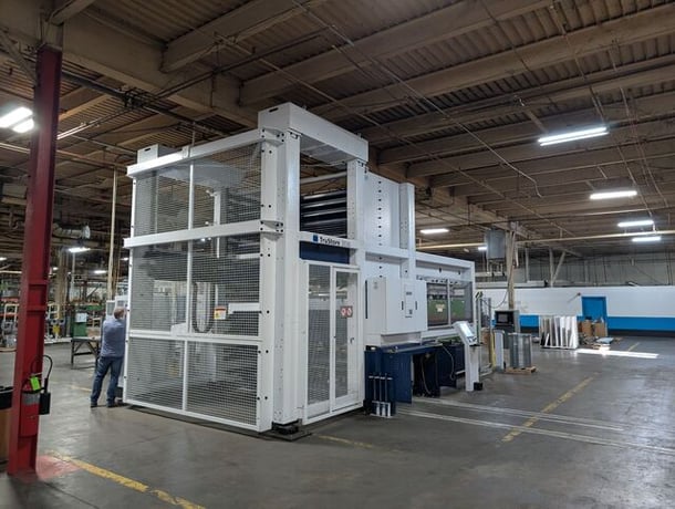 Trumpf #TruLaser-3030-Fiber, fiber laser, 6000 watt, 5' x 10' table, 9-pallet TruStore, LiftMaster Compact - Image 9