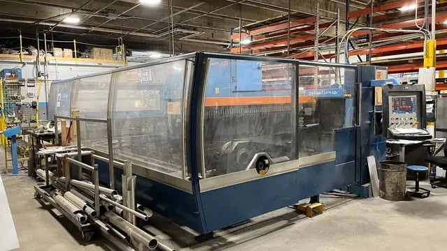 Prima #Platino-2040, laser cutting machine, 5000 watt, 6' x 12' table, 2 tables, Primach 20L PC control, 2008 - Image 2