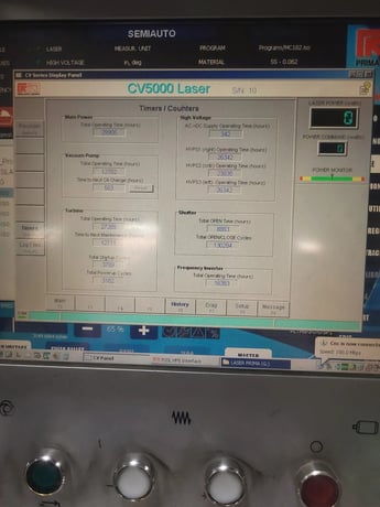 Prima #Platino-2040, laser cutting machine, 5000 watt, 6' x 12' table, 2 tables, Primach 20L PC control, 2008 - Image 3