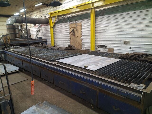 Machitech #DC-350-HD, 8' x 24' CNC plasma cutting table - Image 1
