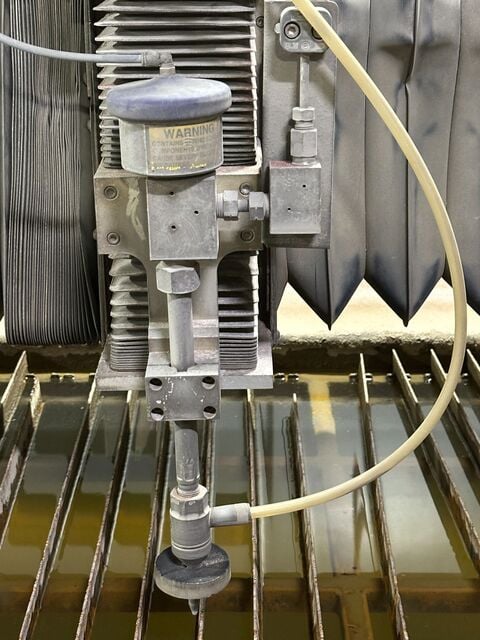 MultiCam #3000, waterjet, 55,000 PSI, KMT pump, 8" Z, 2012 - Image 5