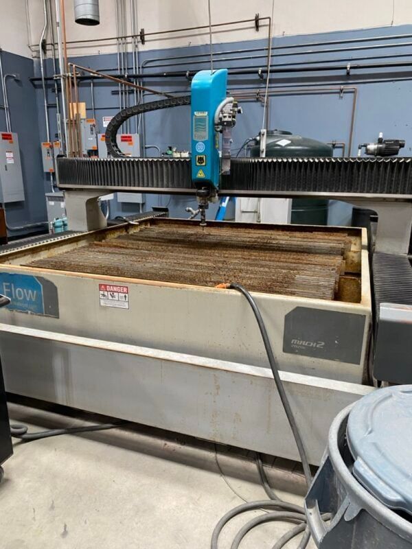 Flow #Mach-2020C, CNC waterjet, 6' x 6' table, 60,000 PSI, 30 HP pump, FlowMaster control, 2014 - Image 5