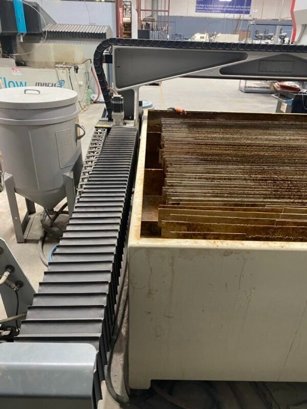 Flow #Mach-2020C, CNC waterjet, 6' x 6' table, 60,000 PSI, 30 HP pump, FlowMaster control, 2014 - Image 6