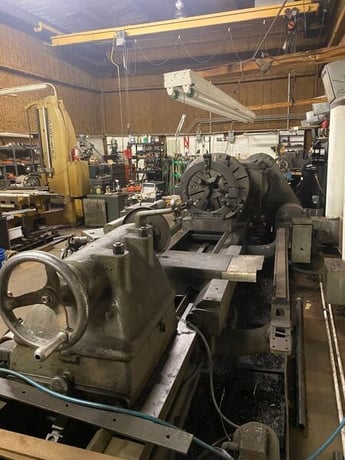 37.5" x 276" Monarch #36NN, engine lathe, 23.25" swing over cross slide, 2" spindle bore, 30 HP, 6 RPM - Image 3