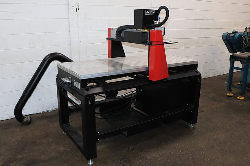 Axxiom #ER8-Elite, CNC router, 24" X, 48" Y, 7.48" Z, 28.4" x63" tbl., 24k RPM, ER20 collet, RichAuto B58 DSP - Image 3