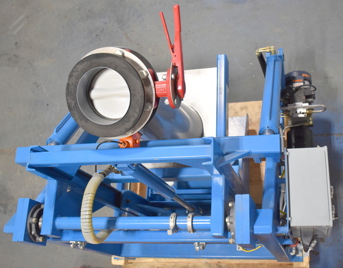 Material Transfer & Storage, Hydraulic Drum Tipper Unloader, 750 lb. capacity, 24" x 26" platform, 8" outlet - Image 6