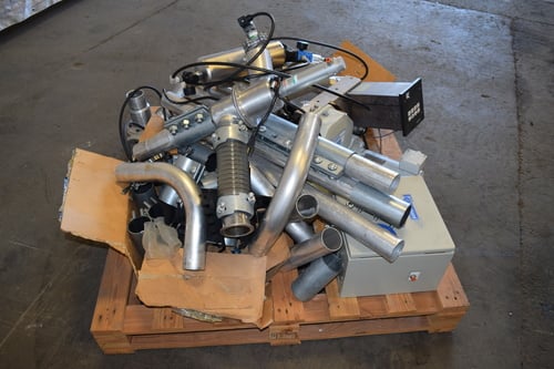 K-Tron, Parts & Pieces, valves & diverter components, flexible hose connections - Image 2