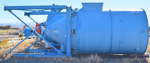 18,521 cfm Mac, Pulse Jet Baghouse Dust Collector, 1,400 sq.ft. filter area, (88) filter bags, 200 HP NYB - Image 7