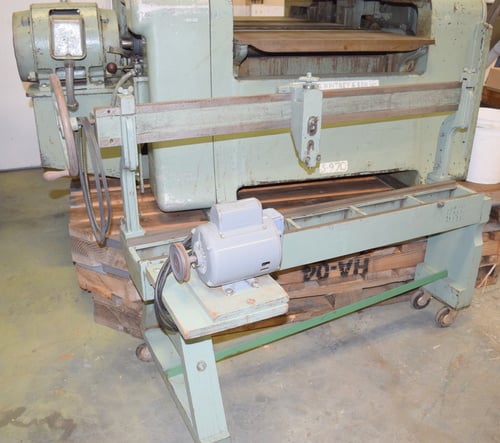 36" x 7" Whitney #S-970, Top & Bottom Planer, twin helical heads, 1/8" to 7" workpiece, 33-98 FPM, 40 HP top - Image 9