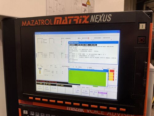 Mazak #VCN-700/40-IIHS, CNC vertical machining center, 30 automatic tool changer, 60.2" X, 27.6" Y, 25.6" Z - Image 8