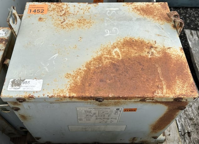 2 KVA 480 Delta Primary, 277Y/160 Secondary, Rex Manufacturing Mfg. (Transfactor Industries Inc.) 3 - Phase - Image 3