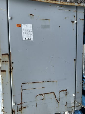 112.5 KVA 600 Primary, 480/120 Secondary, RAMP Electrical Transformer Ltd., 3-Phase Autotransformer - Image 3