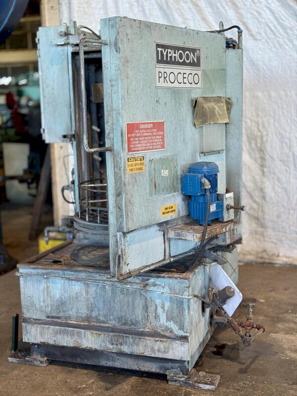 26" Proceco Typhoon #HD-26-36-S-1000-R, rotary parts washer - Image 1