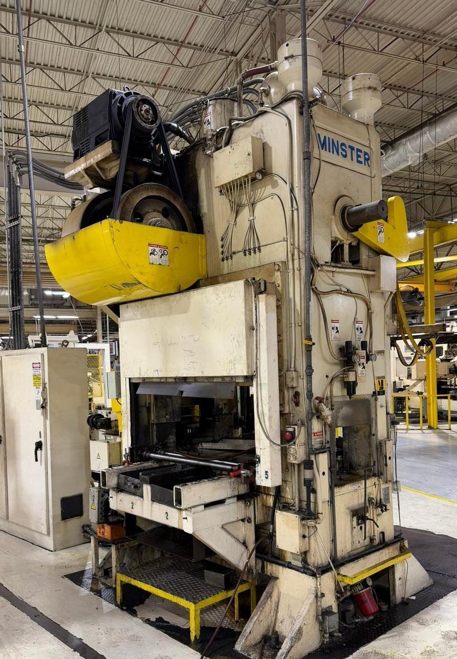 150 Ton, Minster #P2-150-60-Piece-Maker, Straight Side Double Crank Press, 5" stroke, 29.5" shut height, 5.5 - Image 3