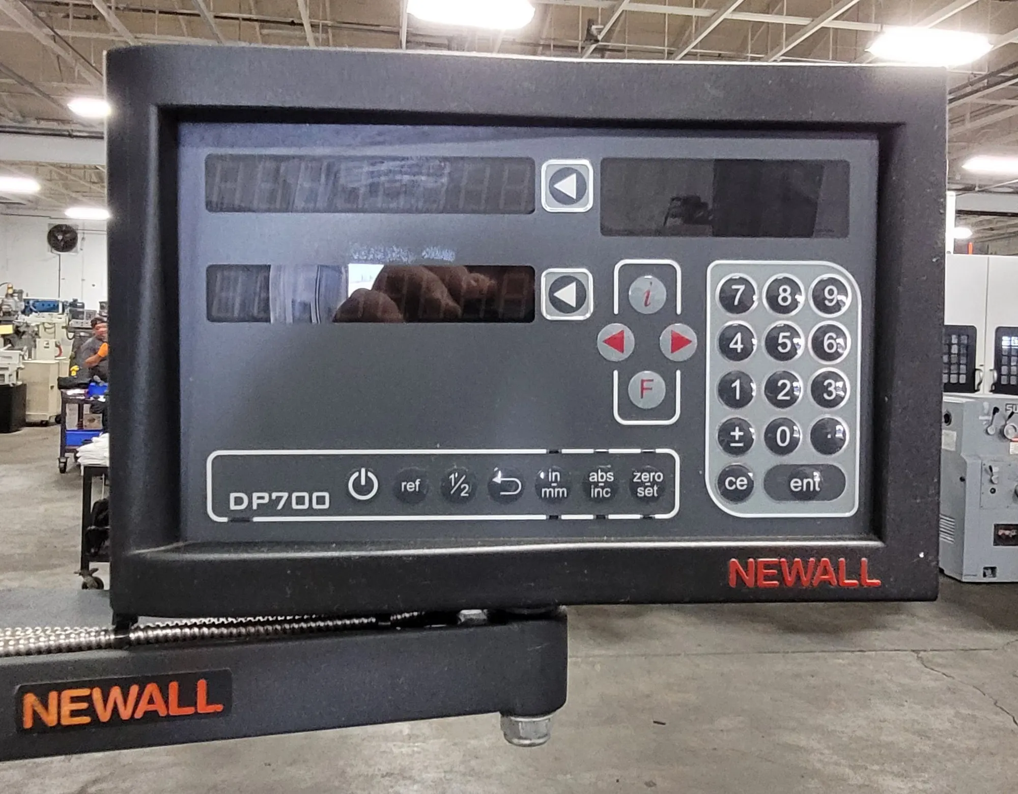 Acer #E-Mill-3VSII, vertical mill, 9" x49" table, 3 HP, 60-4500 RPM, R-8, Newall DP700 2-Axis digital read - Image 5