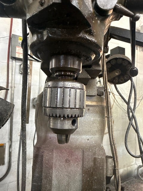 Bridgeport #Series-1, vertical mill, 9" x48" table, 3 HP, 4200 RPM, R8, 1980 - Image 6
