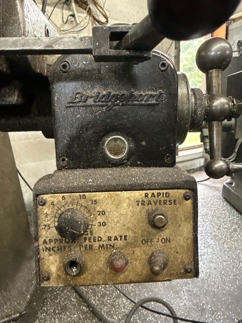 Bridgeport #Series-1, vertical mill, 9" x48" table, 3 HP, 4200 RPM, R8, 1980 - Image 9
