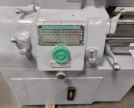 20" x 54" Monarch #610, Engine Lathe, 10 HP, 1500 RPM, 2.25" Bore, D1-6, 12" Chuck, 1978 - Image 10