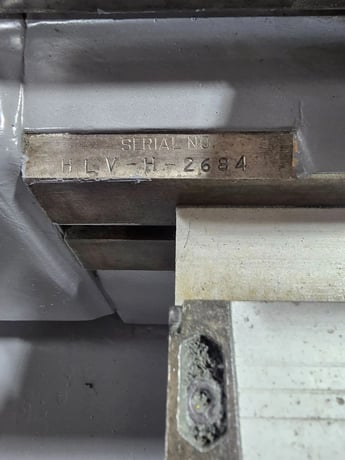 Hardinge #HLV-H, Wide Bed Tool Room Lathe, 11" Swing, 2-Axis digital read out, 4" 3-Jaw Chuck, Quick Change - Image 2
