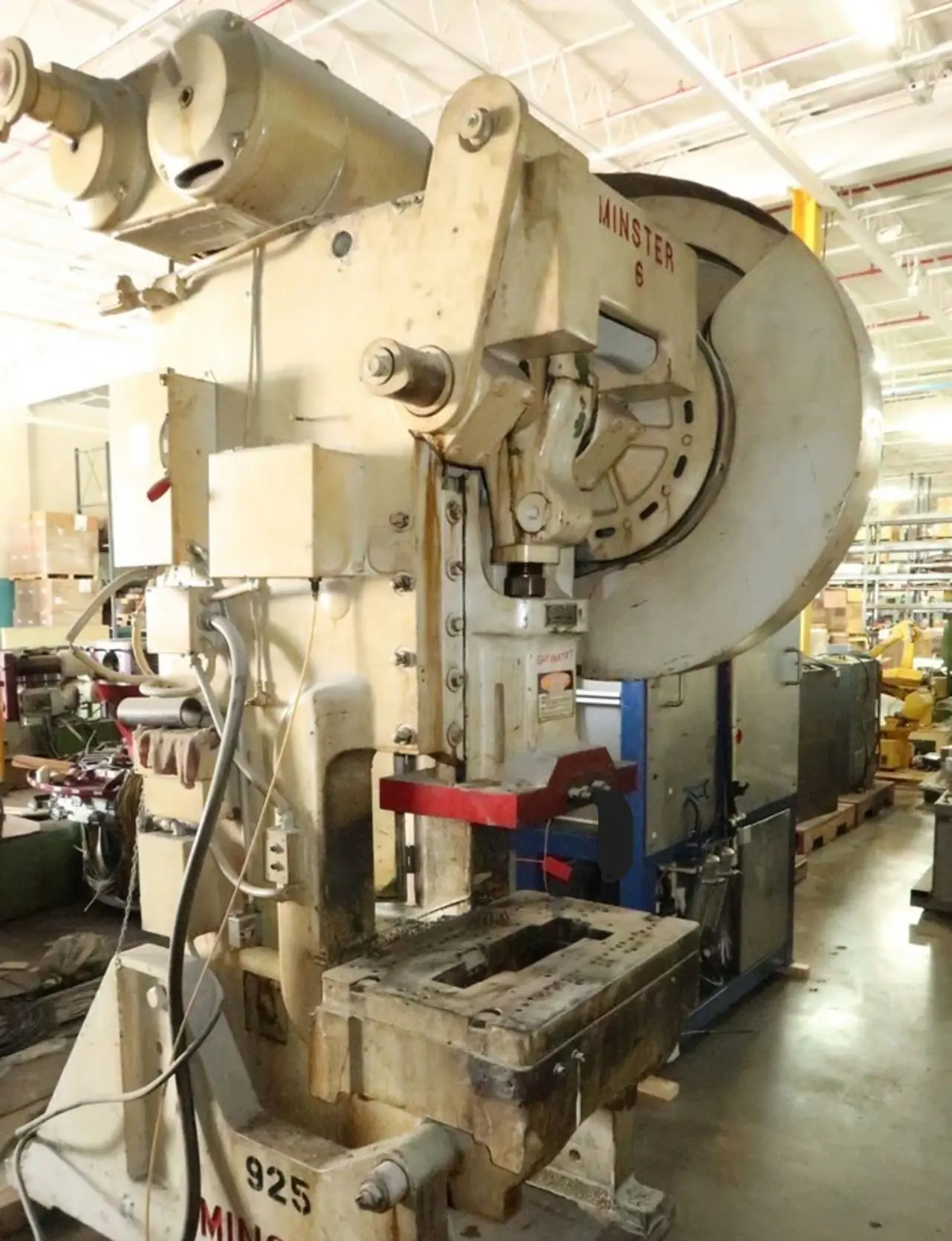 60 Ton, Minster #6, OBI Press, 4" Stroke, 13" Shut Height, 90-180 SPM, 7.5 HP - Image 3