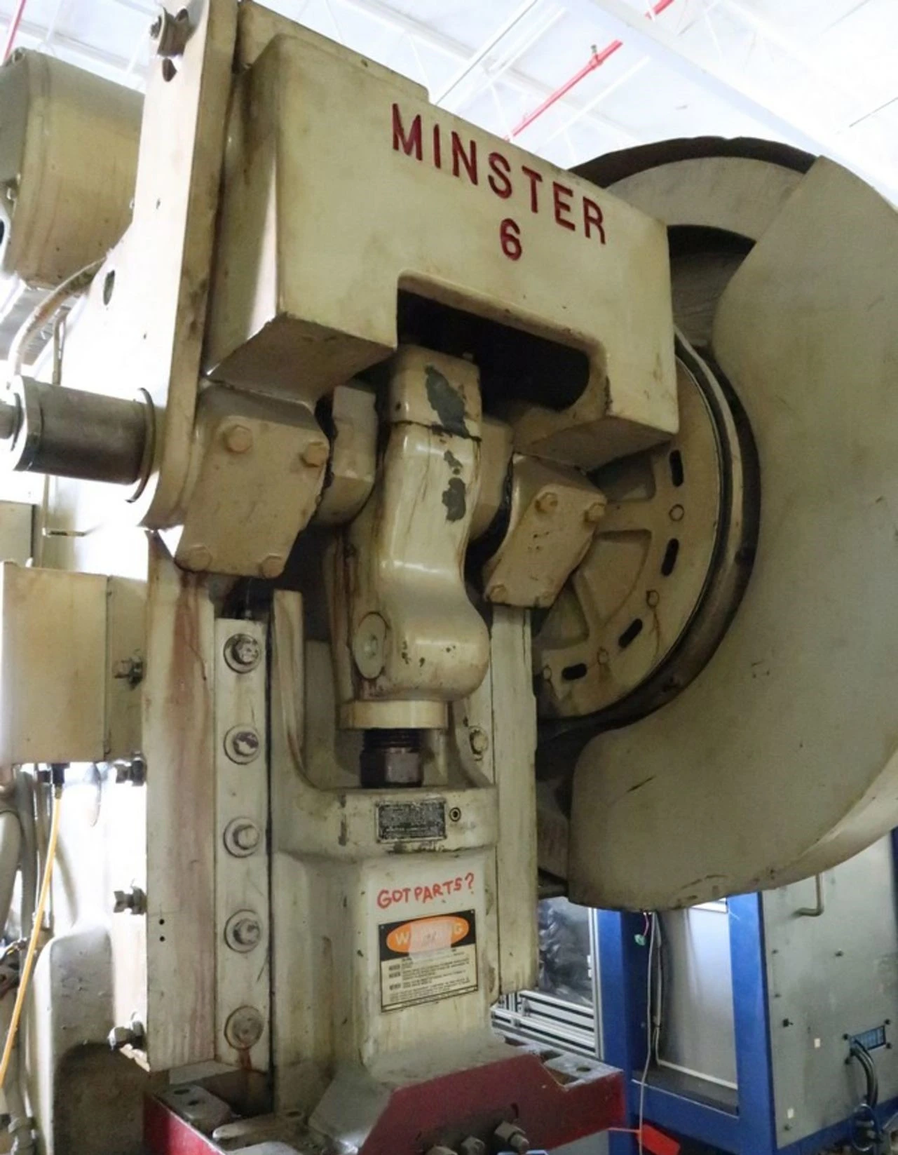 60 Ton, Minster #6, OBI Press, 4" Stroke, 13" Shut Height, 90-180 SPM, 7.5 HP - Image 4