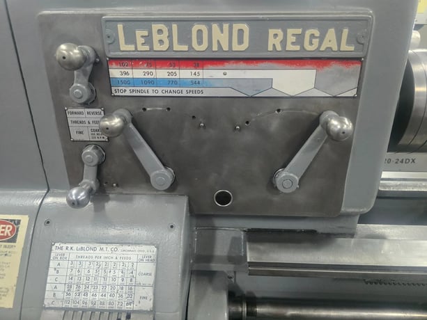 19" x 78" LeBlond #19-Regal, Engine Lathe, 10 HP, 38-1500 RPM, 1-49/64" Bore - Image 2