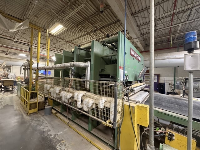 Wemhoner #VOF4-1200-3, Feed Through Hot Press - Image 6