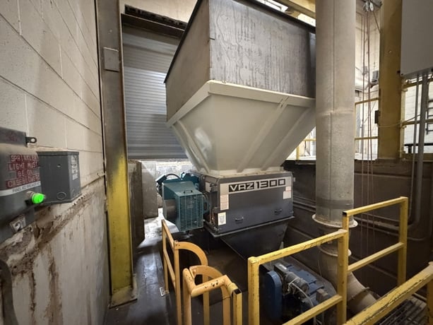 Vecoplan #VAZ-1300-S, Vertical Wood Waste Shredder, 100 HP - Image 1