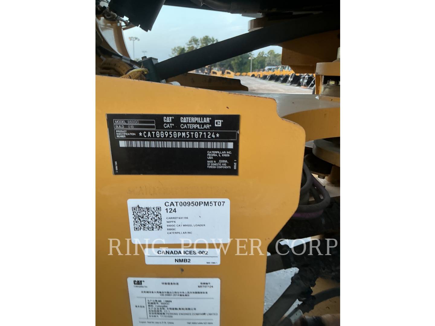 Cat 950GCQC, Wheel Loader, 1613 hours, S/N: M5T07124, 2024 - Image 5