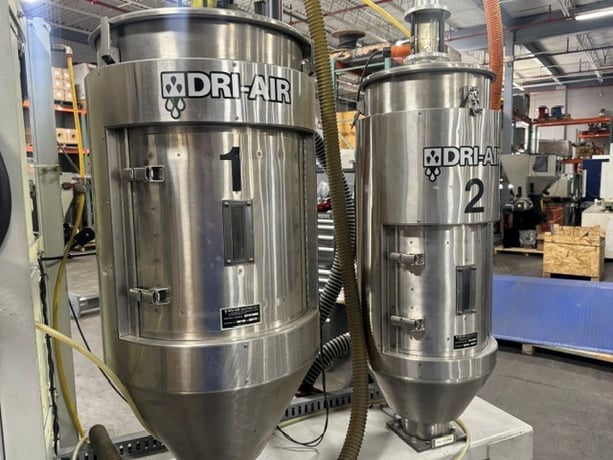 Dri-Air #H-PDII, dual hopper material dryer, 35 cfm, ADC with temperature set back feature, 2016 - Image 6