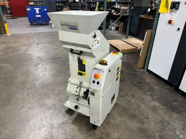 6.5" x 14" Autogrind #LSG-614, slow speed material granulator, 2.9 HP, 3/16" screen size - Image 1