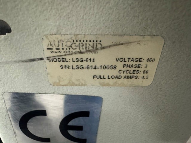 6.5" x 14" Autogrind #LSG-614, slow speed material granulator, 2.9 HP, 3/16" screen size - Image 8