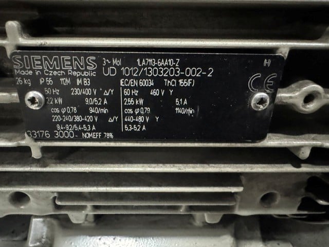 6.5" x 14" Autogrind #LSG-614, slow speed material granulator, 2.9 HP, 3/16" screen size - Image 9