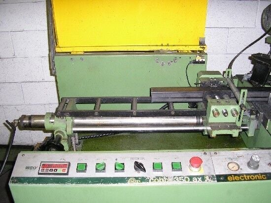 14" Dake #Cobra-350AX, circular cold saw, 1700/3400 RPM, 7" vise opening, 23" feeder index, 8 blades, 2.2/1.5 - Image 2
