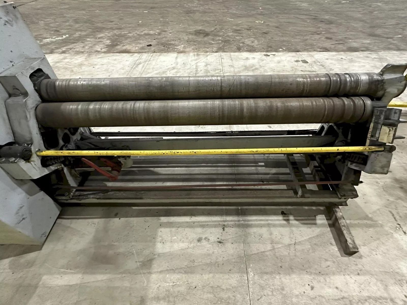 7' x 1/4" Bertsch #7, initial pinch mechanical plate bending roll - Image 3