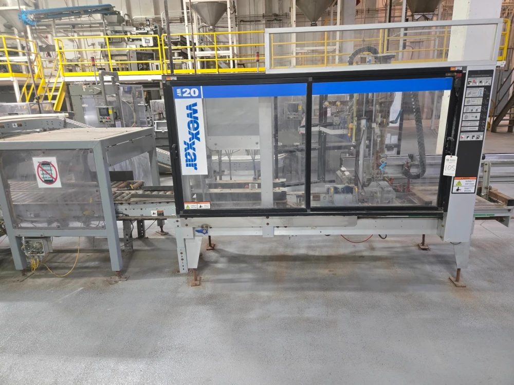 Wexxar #WF20T, case erector w/ 2 outfeed conveyor systems and 2 w, 20 CPM - Image 2