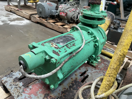 75 GPM, Lederle Hermetic #CNF40-160, canned refrigeration pump, 7 HP, 3400 RPM, 460 V., 3 Ph., 6" diameter - Image 5