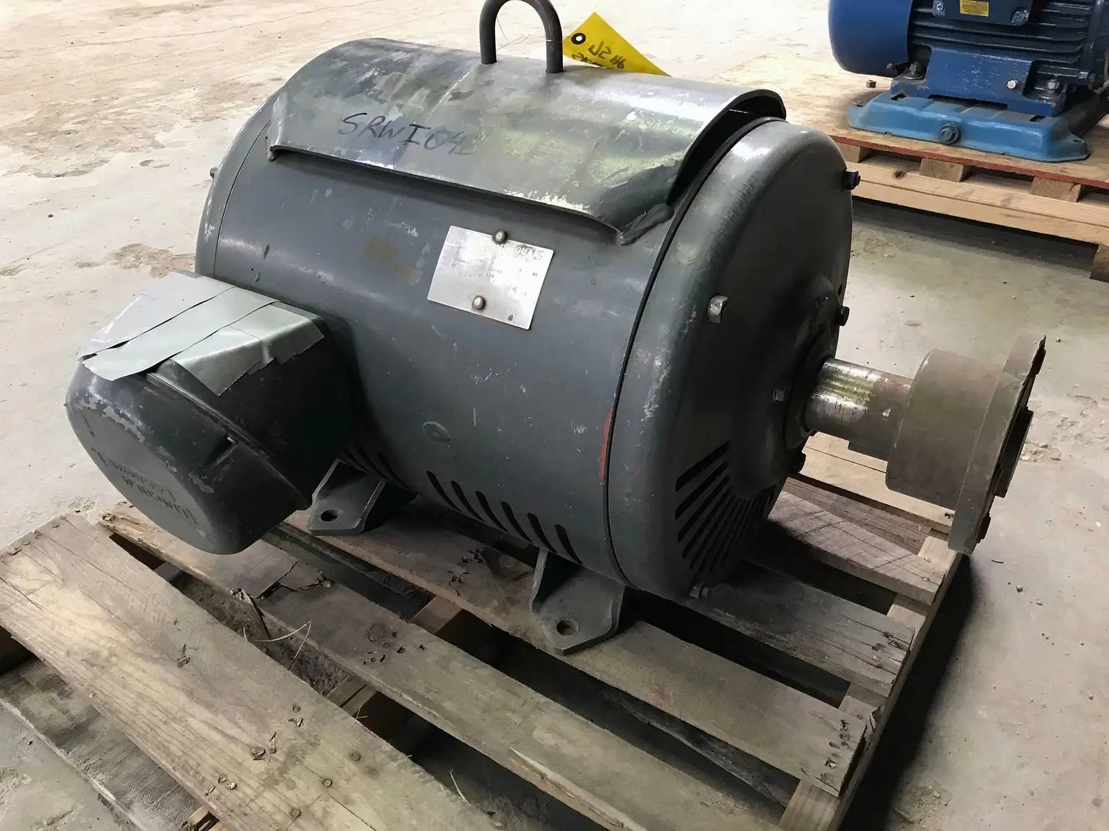 75 HP 1175 RPM Lincoln, A/C electric motor, Frame 405T, 230/460 Volts, 184/92 amps, 60 Hz., 3 phase - Image 4