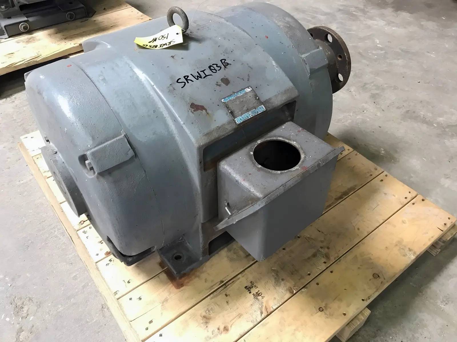 150 HP 1185 RPM Marathon #LF-445TTDS7089ED-W, electric motor, Frame 445T, 460 Volts, 177 amps, 60 Hz., 3 - Image 6