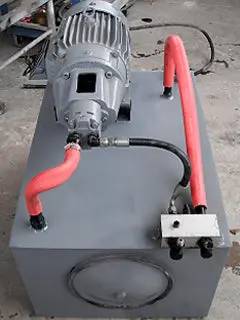 10 HP Hydraulic power unit, 40 gallon, Reliance motor, 1755 RPM, 230/460 V., 60 Hz., 3 Ph., 1-1/2" - Image 4
