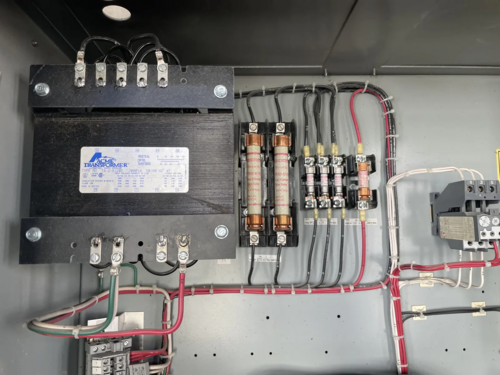 Ram Industries, screw compressor motor starter, 75 HP, 575 Volts, 70 FLA, 434 LRA, 60 Hz., 3 phase, 18 kA - Image 9