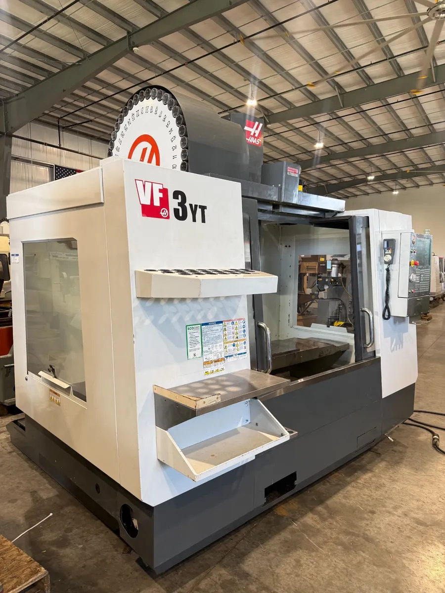 Haas #VF-3YT, CNC Vertical Machining Center, 40" X, 26" Y, 25" Z, 54" x 24" table, 10,000 RPM, CAT-40, 30 - Image 3