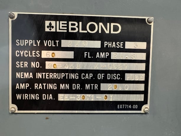 15" x 54" Leblond Regal #Servo-Shift, engine lathe - Image 2