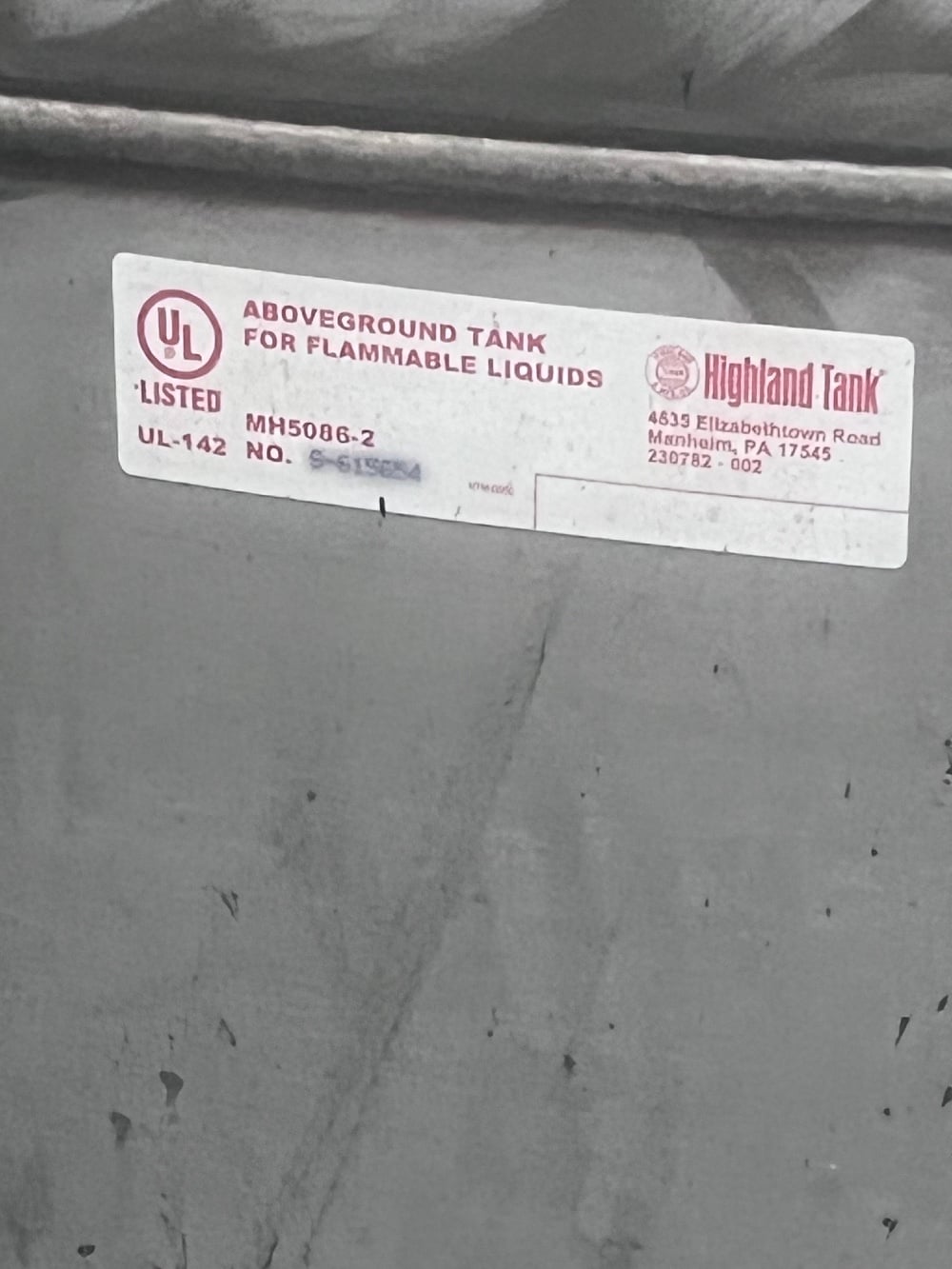 8000 gallon Highland Tank, 304 Stainless Steel Storage Tank - Image 4