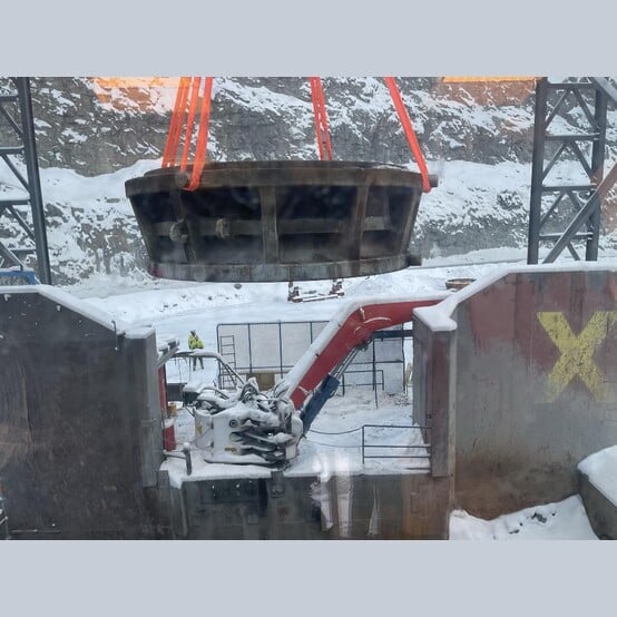 60" x 109" Allis Superior #60-109-Superior-M-II, Gyratory Crusher, hydroset, 6,425 TPH @ 10" discharge, 750 - Image 7