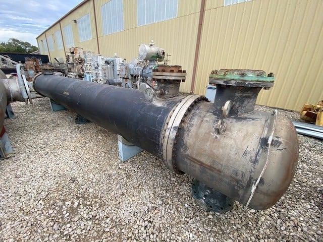 3088 sq.ft., 150 psi/FV shell, 135 psi/FV tubes, Hughs-Anderson, surplus heat exchanger; 304ss shell; 316ss - Image 1