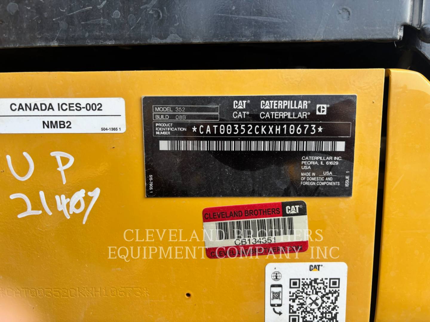 Caterpillar 352-08FG, 1169 hours, S/N: KXH10673, 2024 - Image 6