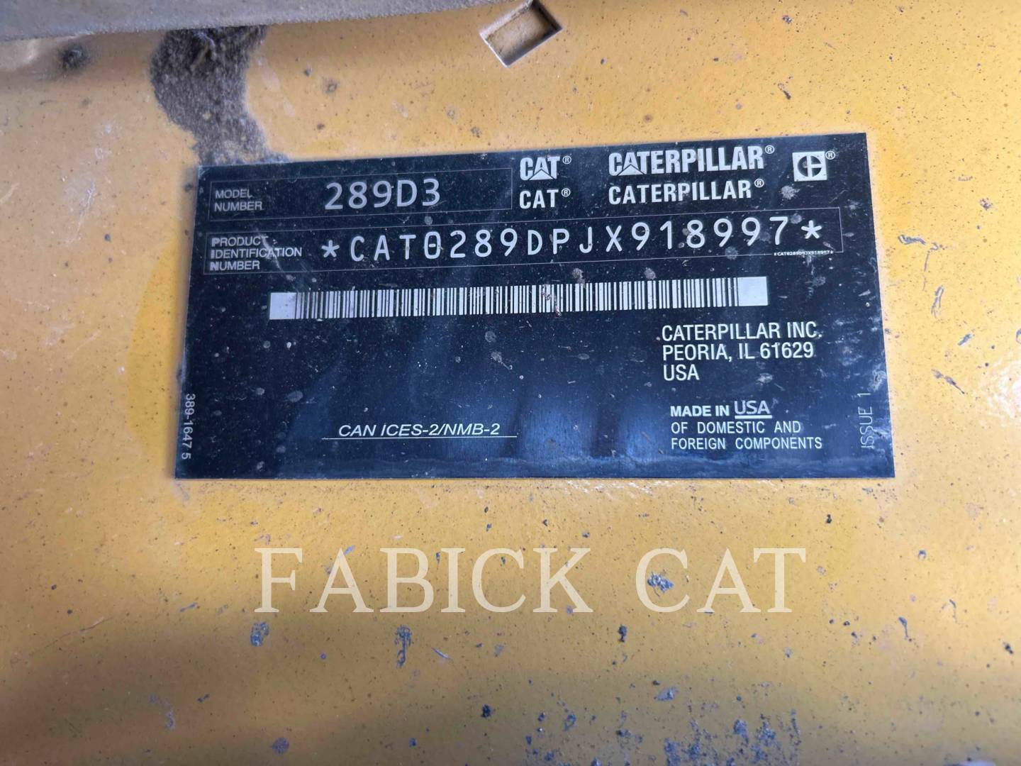 Cat 289D3 C3H3, 2862 hours, S/N: JX918997, 2024 - Image 6