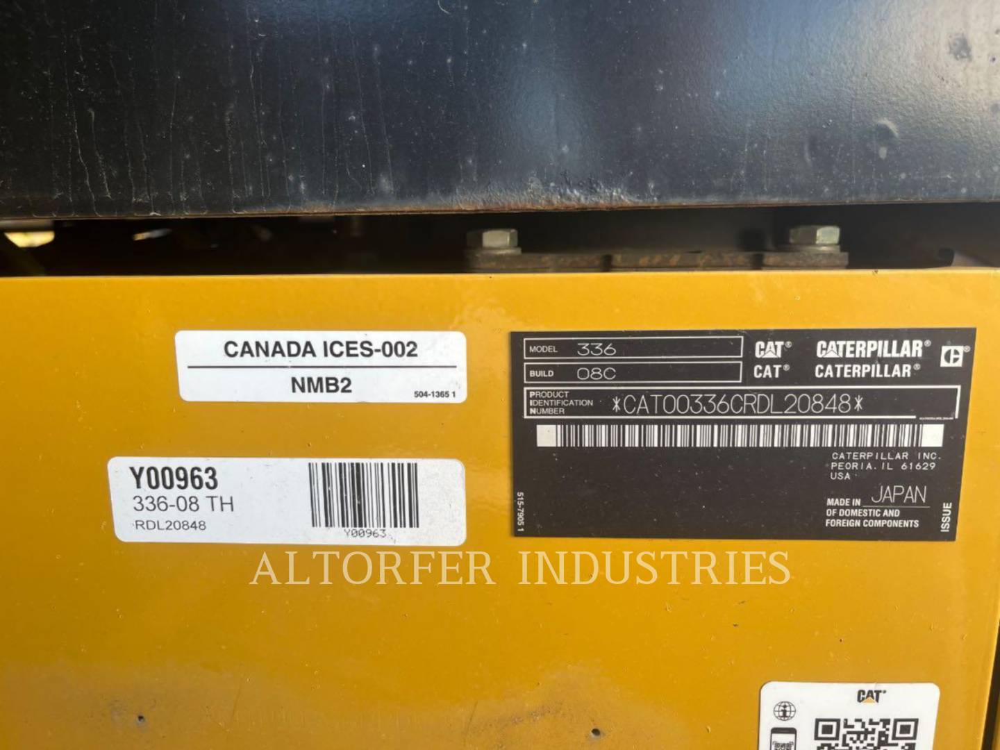 Caterpillar 336-08 TH, 106 hours, S/N: RDL20848, 2025 - Image 6